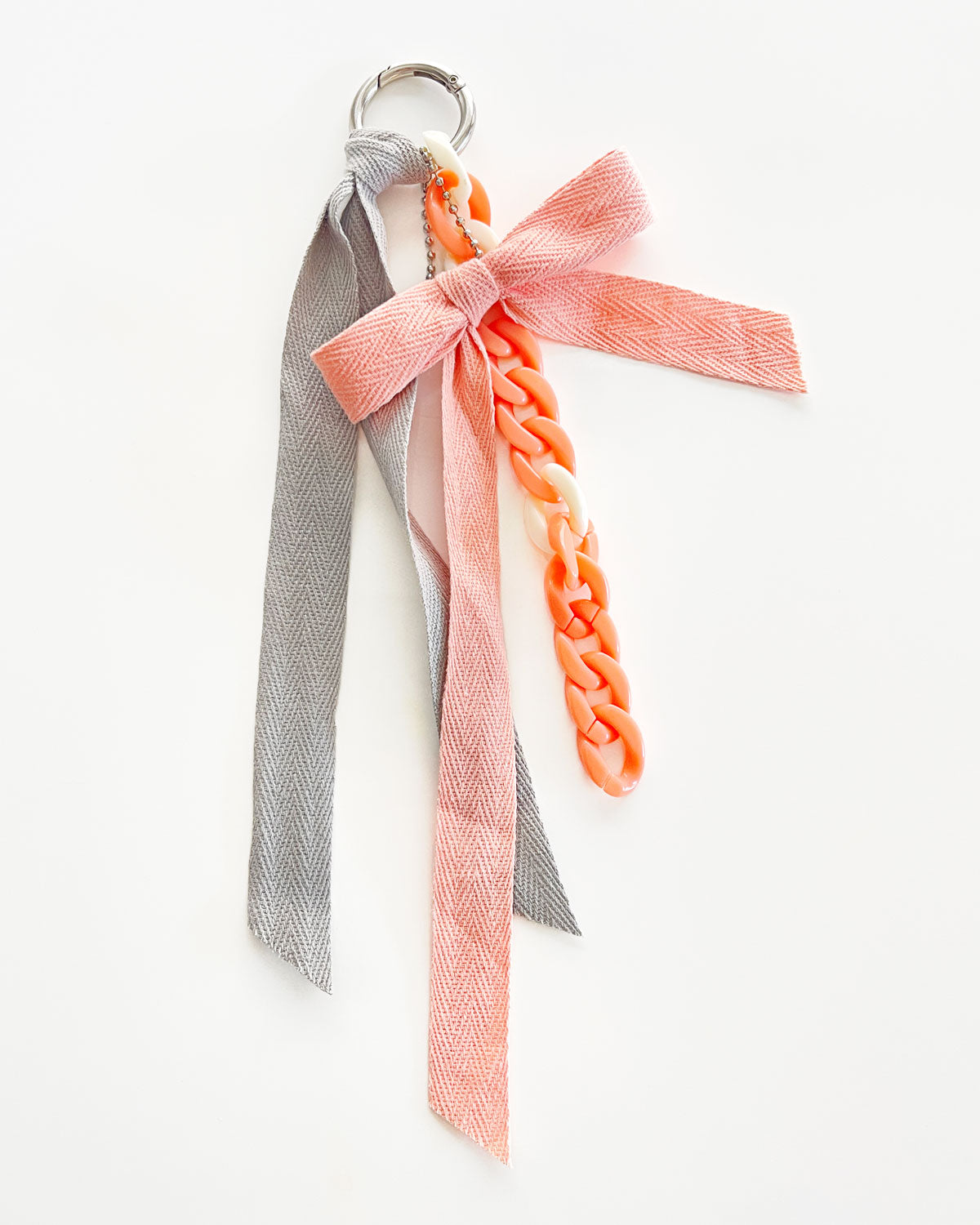 Ribbon Accent Keychain