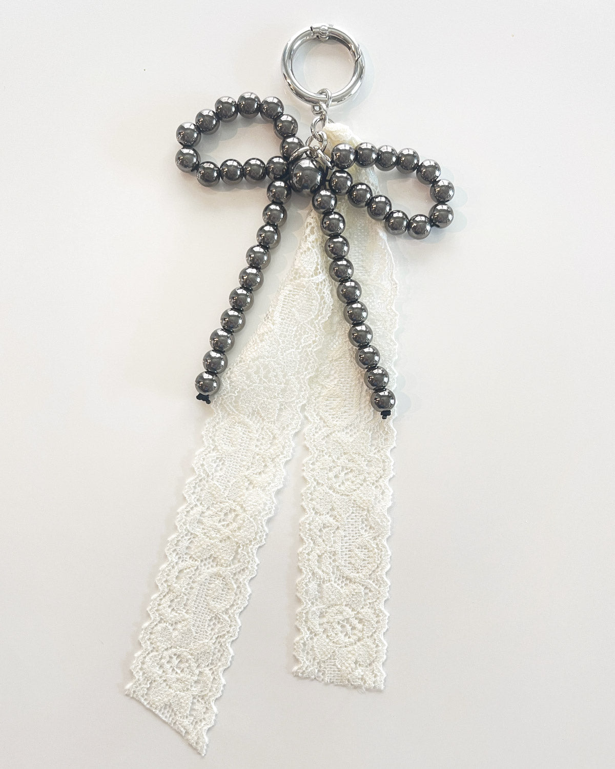 Y2K Metal Beads Keychain