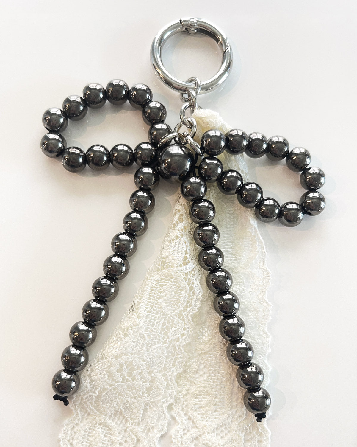 Y2K Metal Beads Keychain