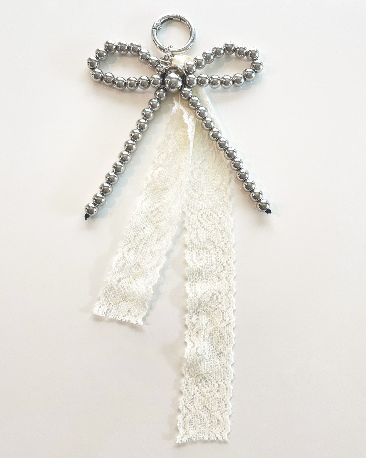 Y2K Metal Beads Keychain