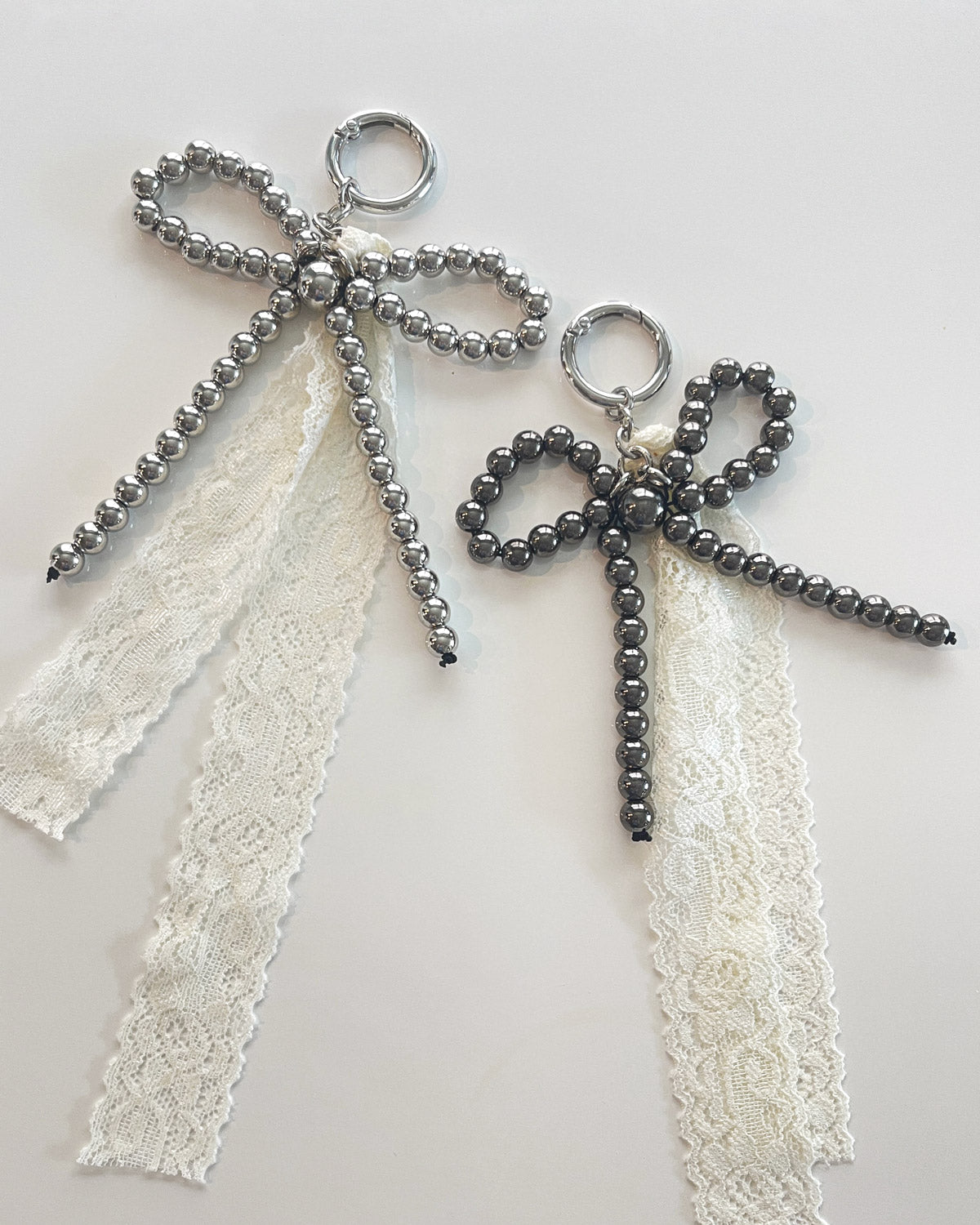 Y2K Metal Beads Keychain