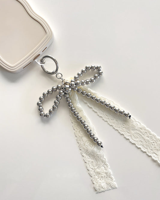 Y2K Metal Beads Keychain