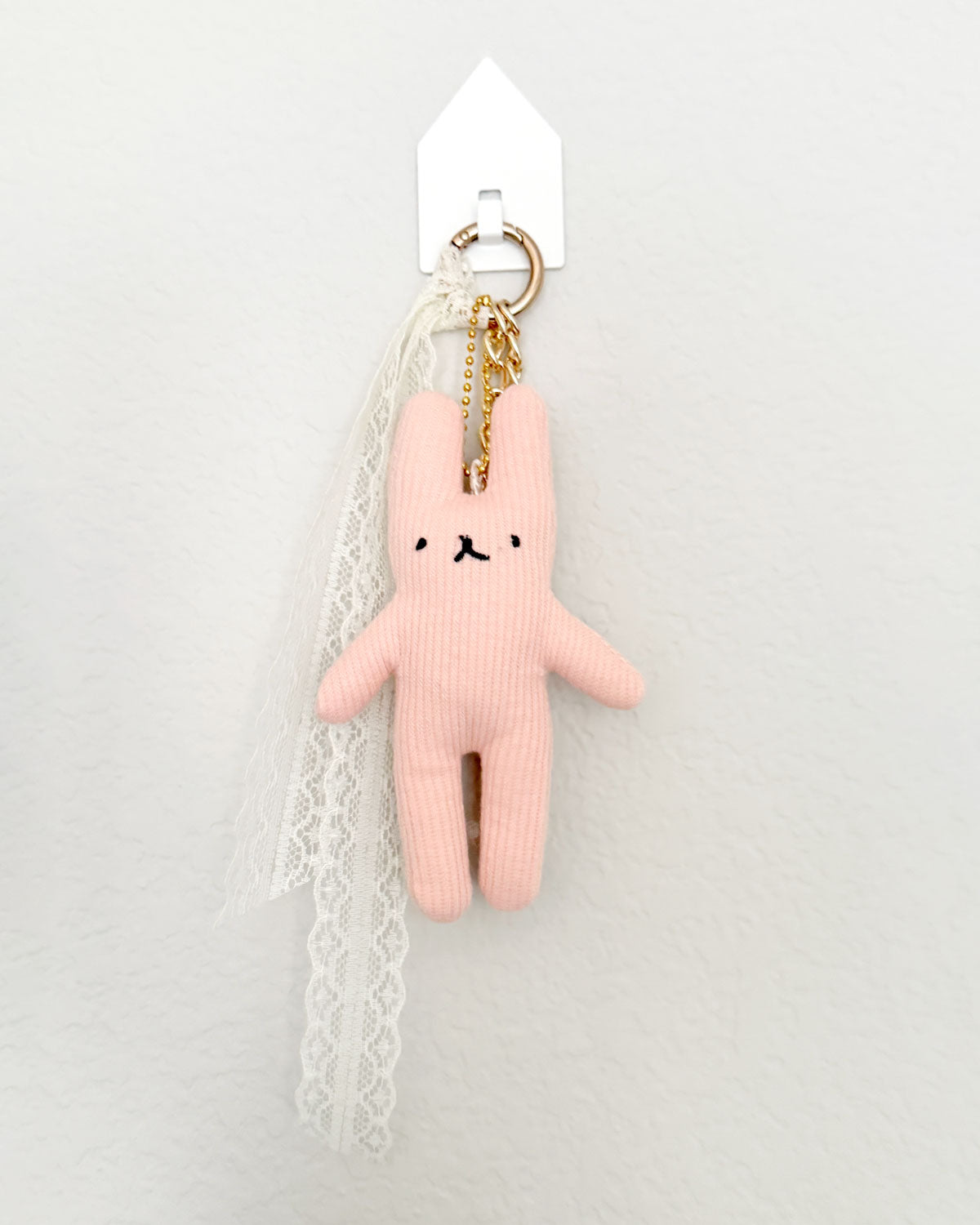 Plush Bunny Doll Keychain