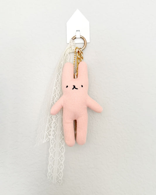 Plush Bunny Doll Keychain